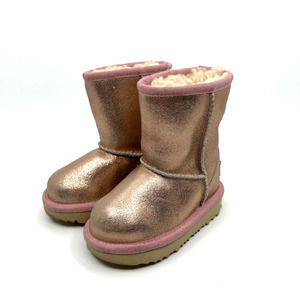 UGG Classic II Metallic Glitter Shearling Boots Toddler 6 US